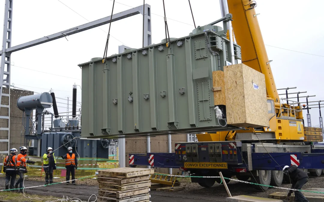 Le poste de transformation électrique HTB/HTA est arrivé !