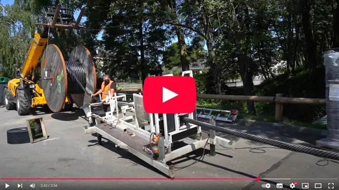 Vidéo : Déploiement du réseau électrique Haute-Tension