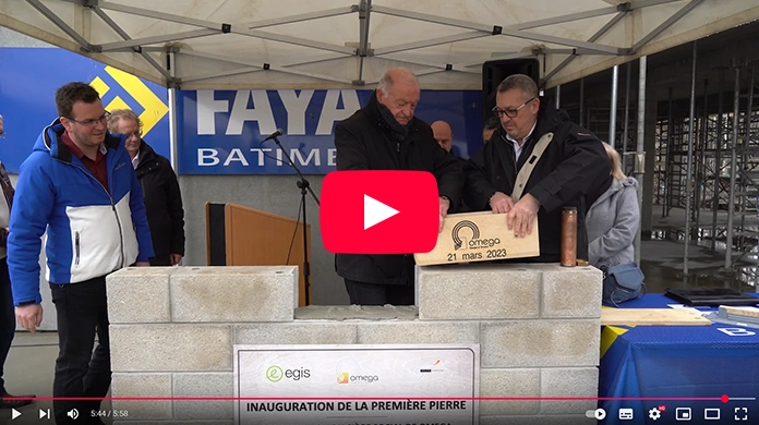 Vidéo : Pose de la première pierre de la nouvelle Agence d’Omega Énergies et Services