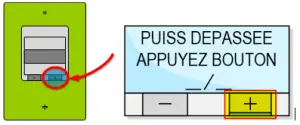 Réarmement du compteur